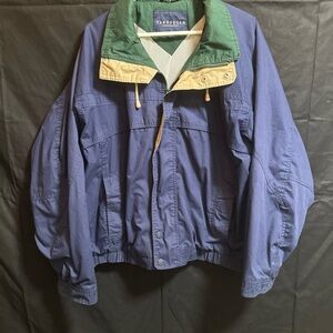 Van Heusen Men's Blue and Green Windbreaker